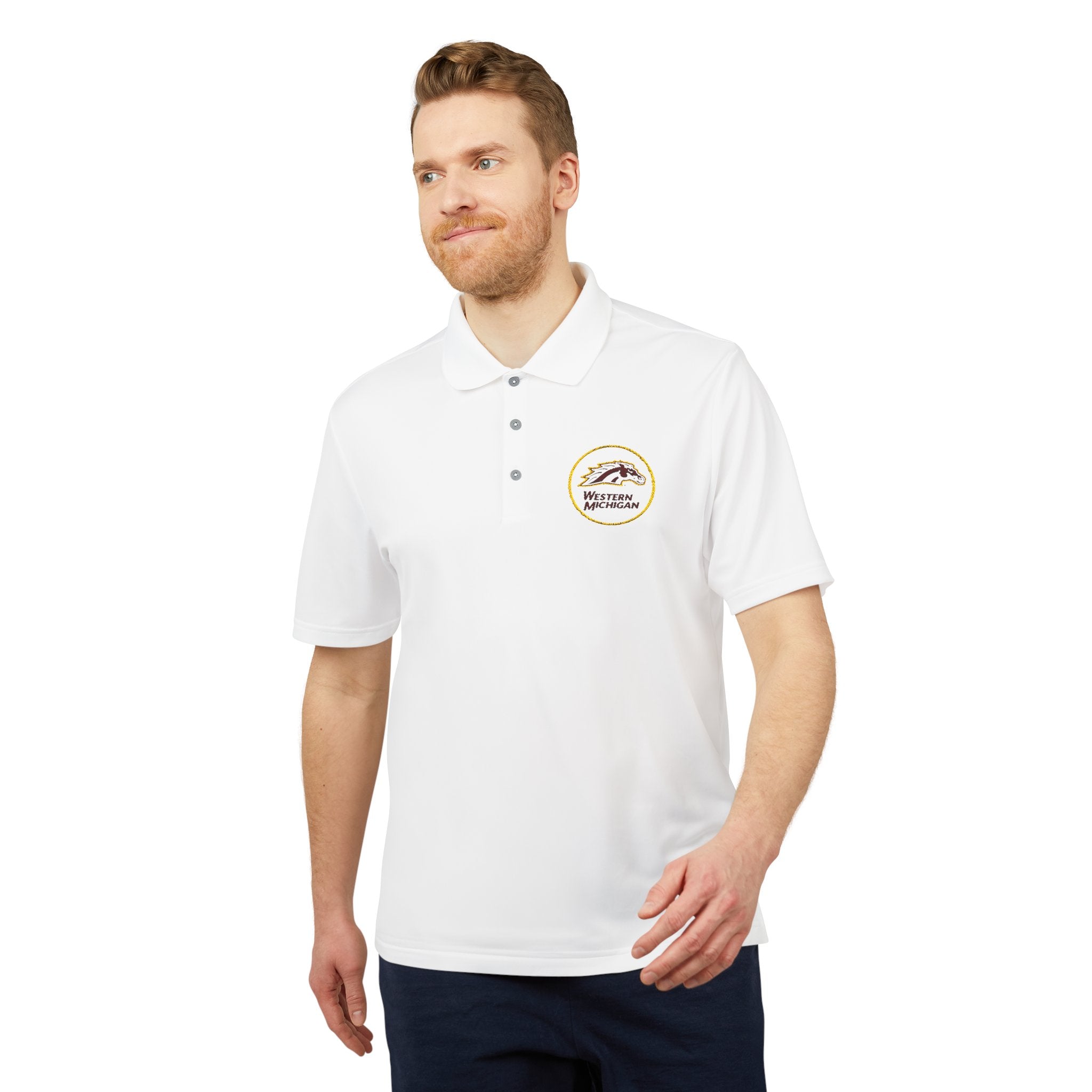 Performance Polo — Roundmount Mountain Rescue Logo