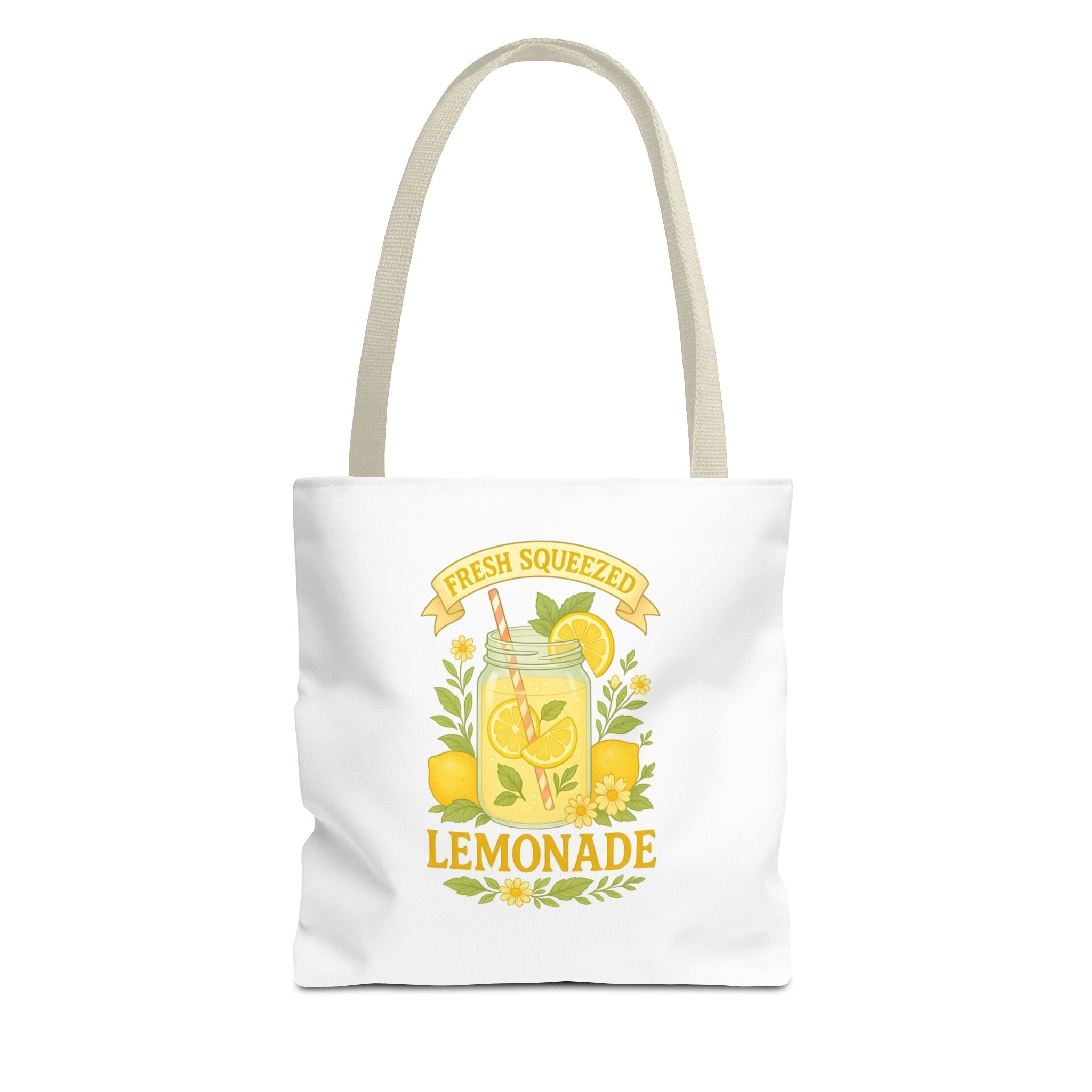 Lemonade Tote Bag — Fresh Squeezed Vintage Citrus Market Bag