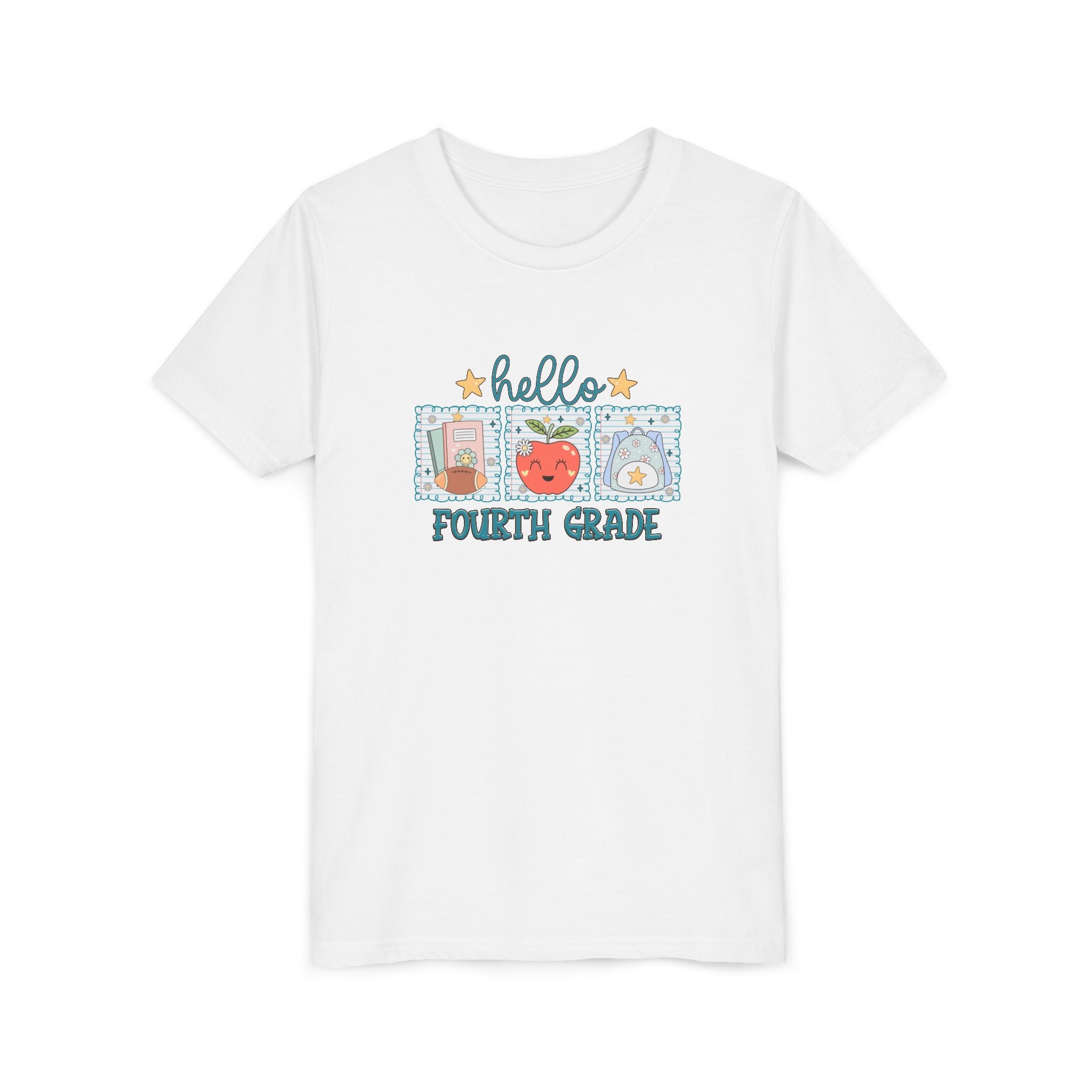 Hello Fourth Grade Tee - Youth
