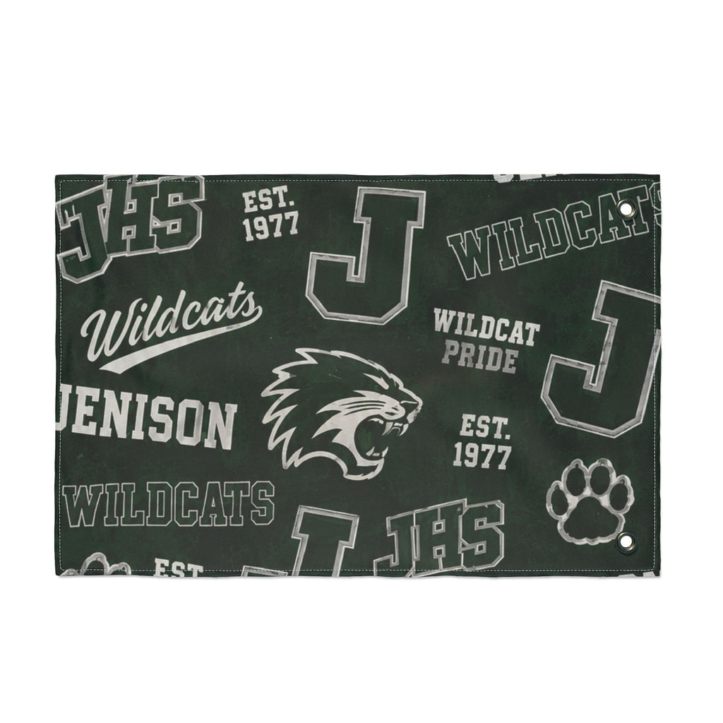 Jenison Wildcats Double-Sided Flag