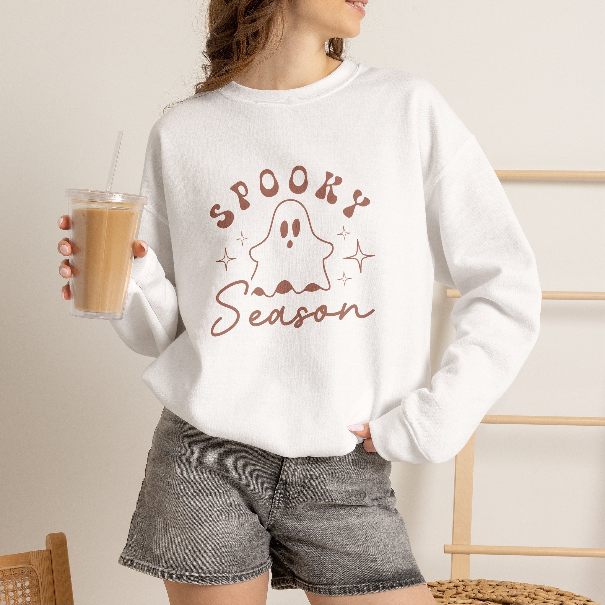 Spooky Season Ghost Crewneck