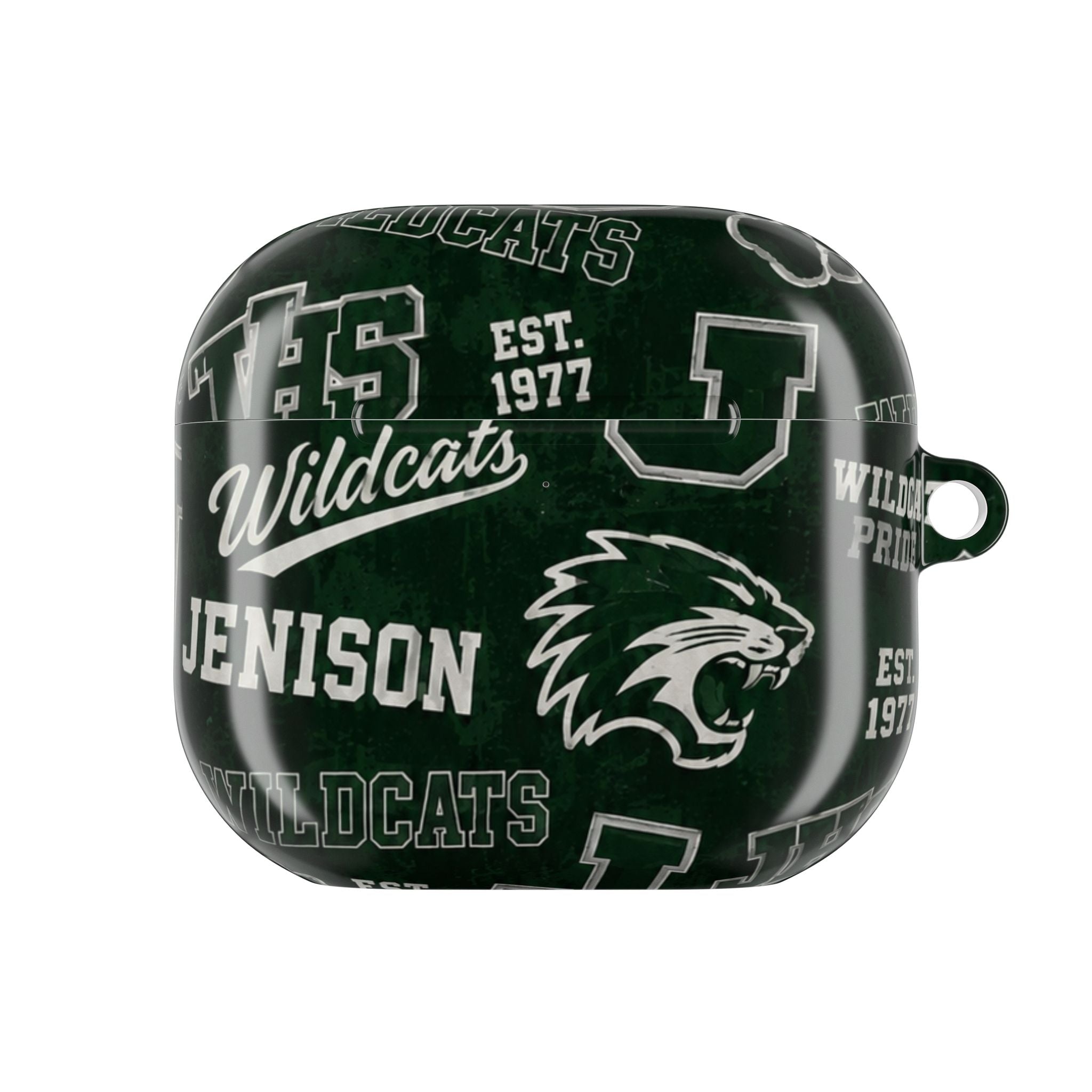 Wildcats Jenison AirPod Case – Green School Spirit Protective Cover