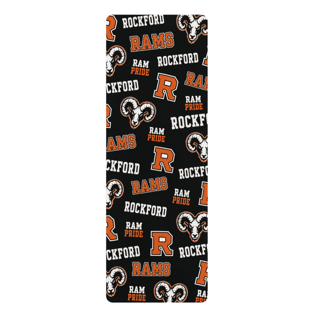 Rockford Rams Rubber Yoga Mat
