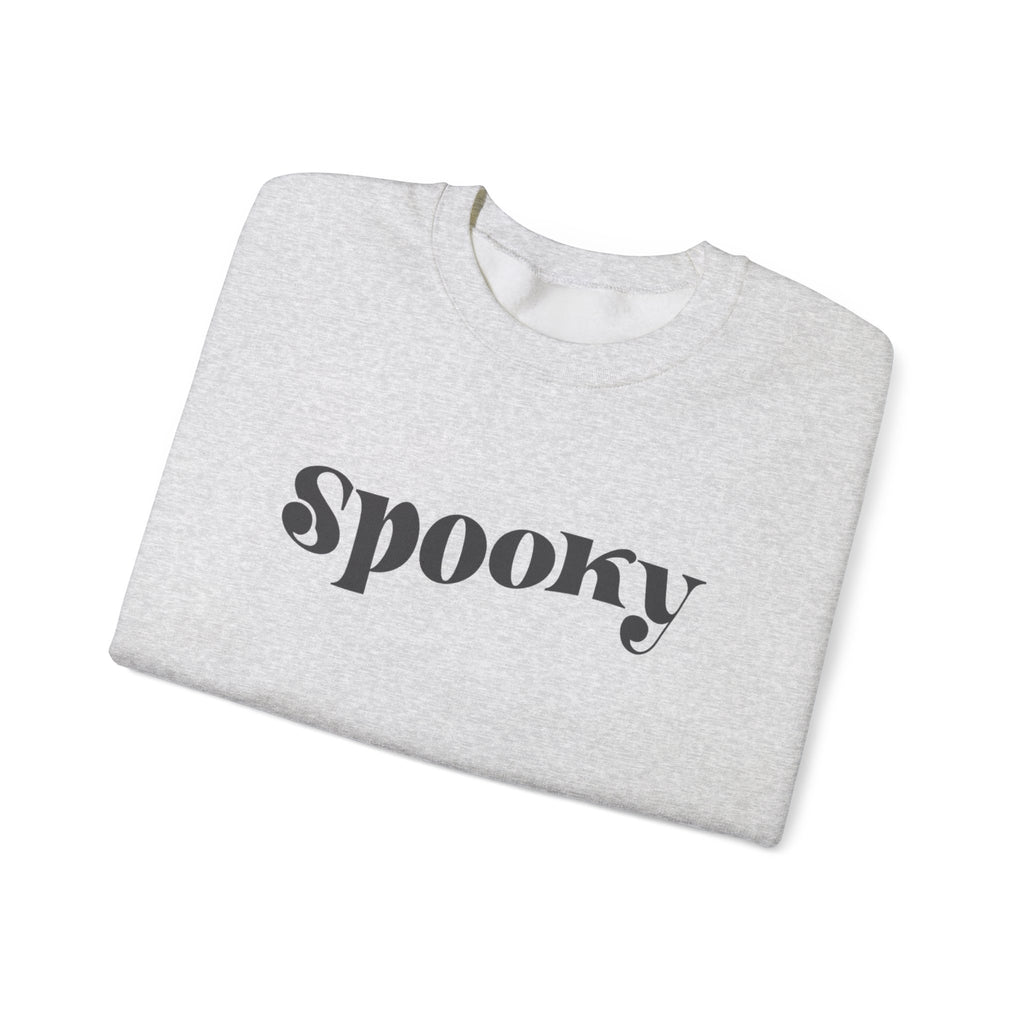 Spooky Crewneck Sweatshirt — Minimal Halloween Pullover