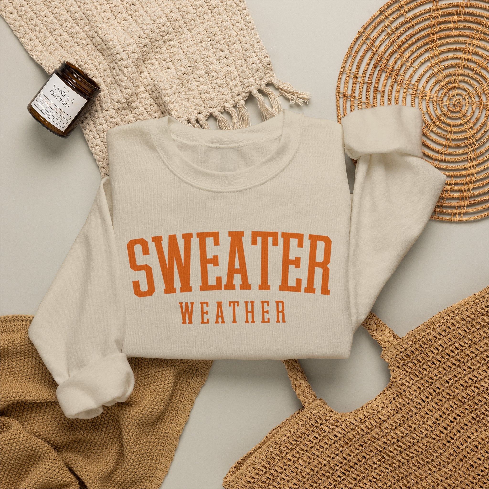 Sweater Weather Crewneck Sweatshirt — Cozy Fall Pullover