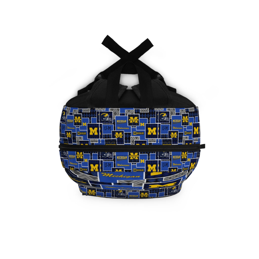 Michigan Wolverines Pattern Backpack