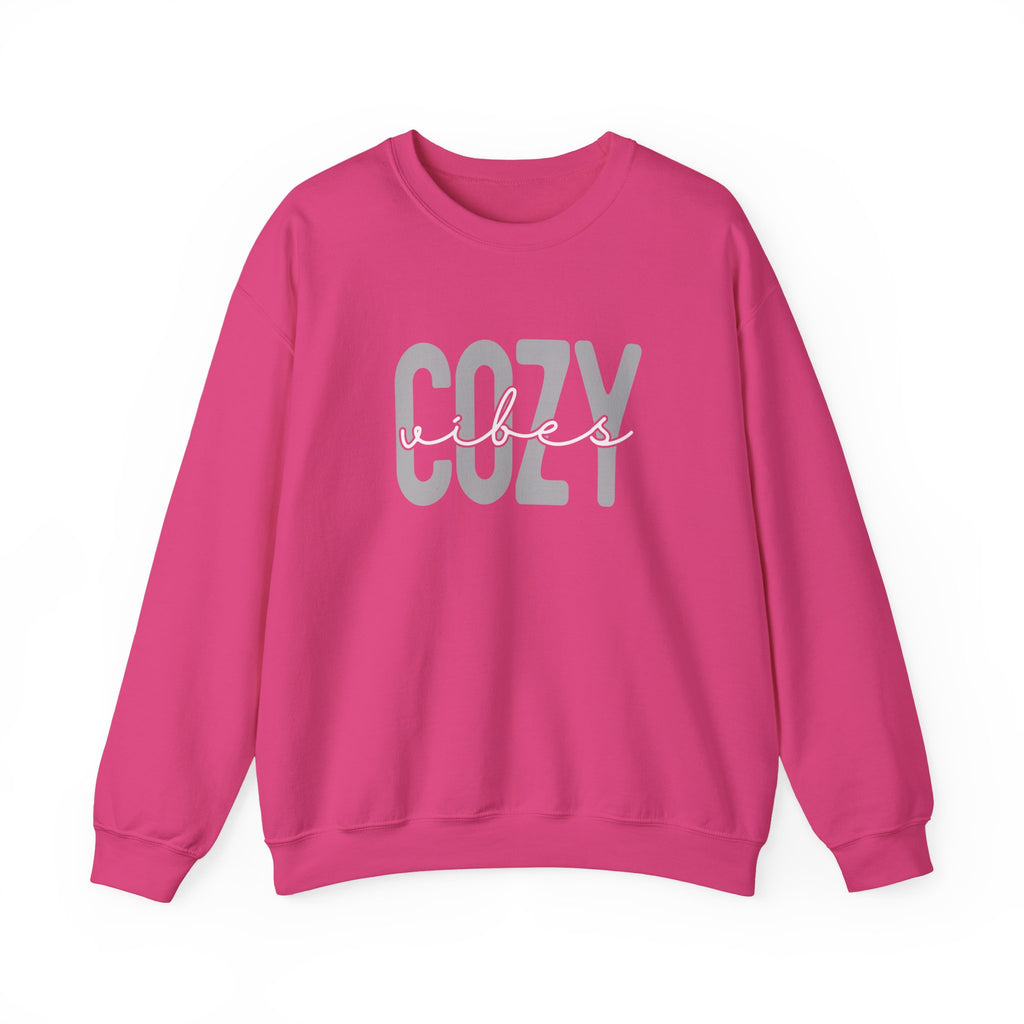 Cozy Crewneck Sweatshirt – 'COZY' Graphic Pullover for Relaxing & Loungewear