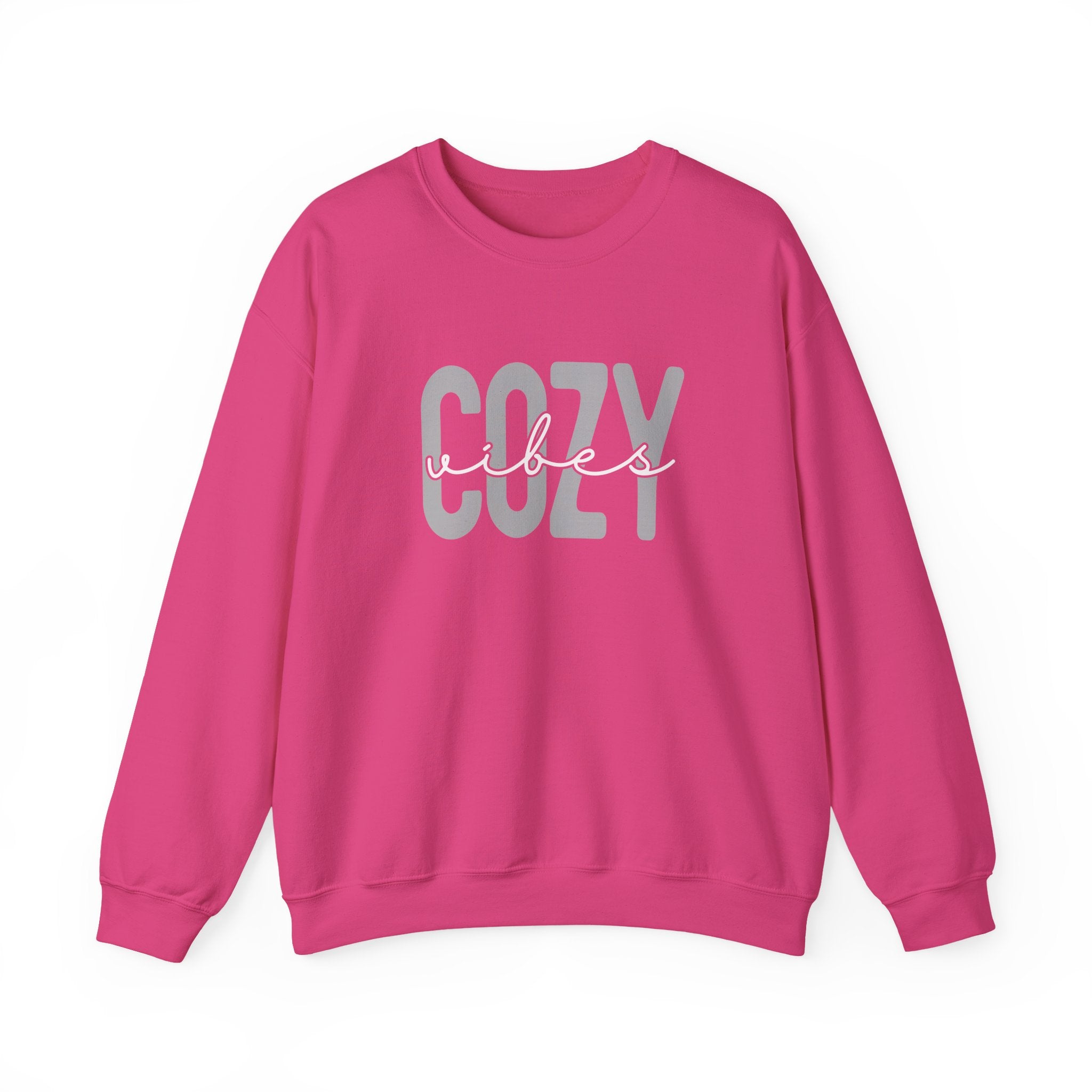 Cozy Crewneck Sweatshirt – 'COZY' Graphic Pullover for Relaxing & Loungewear