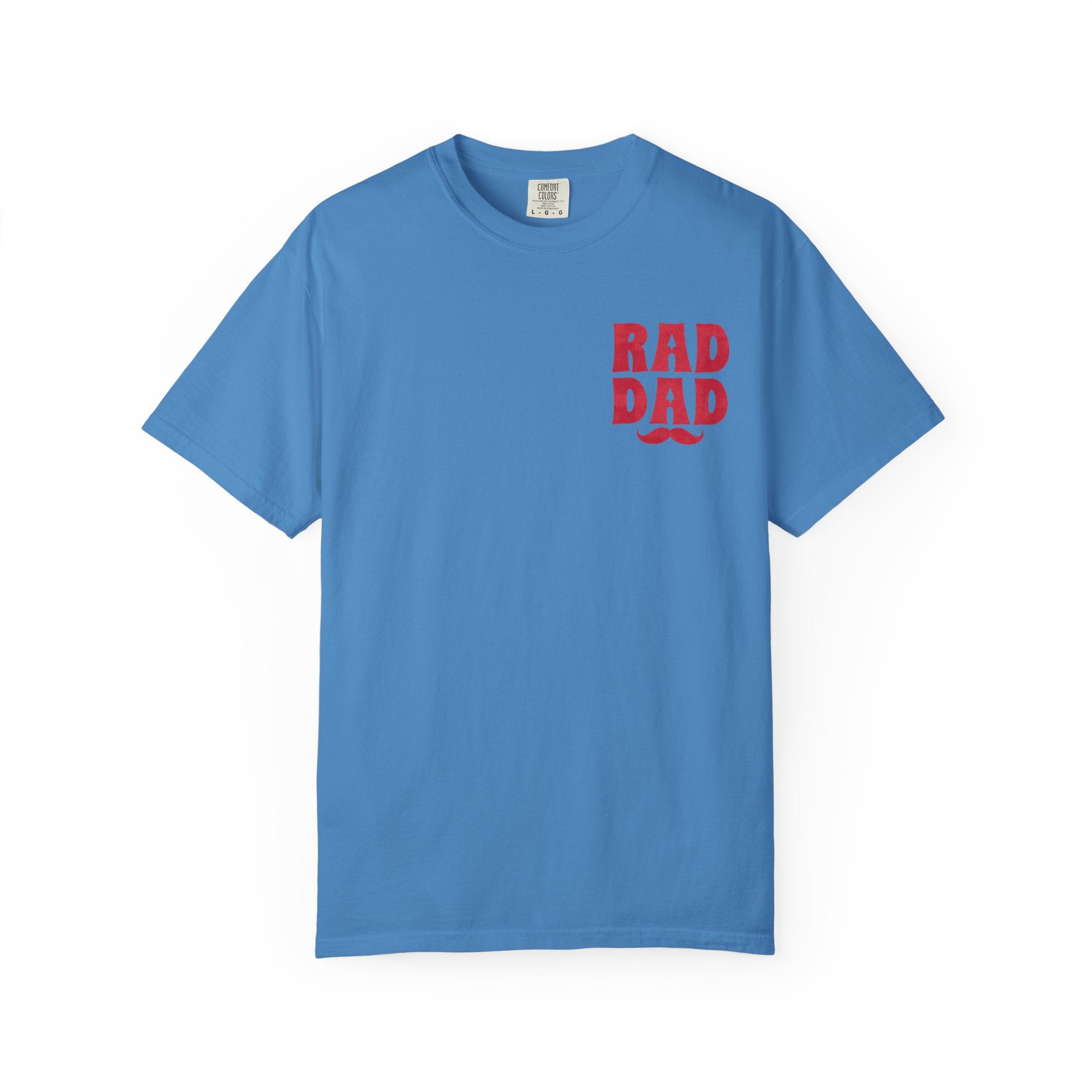 Rad Dad T-Shirt with Mustache Graphic — Father’s Day Gift Tee