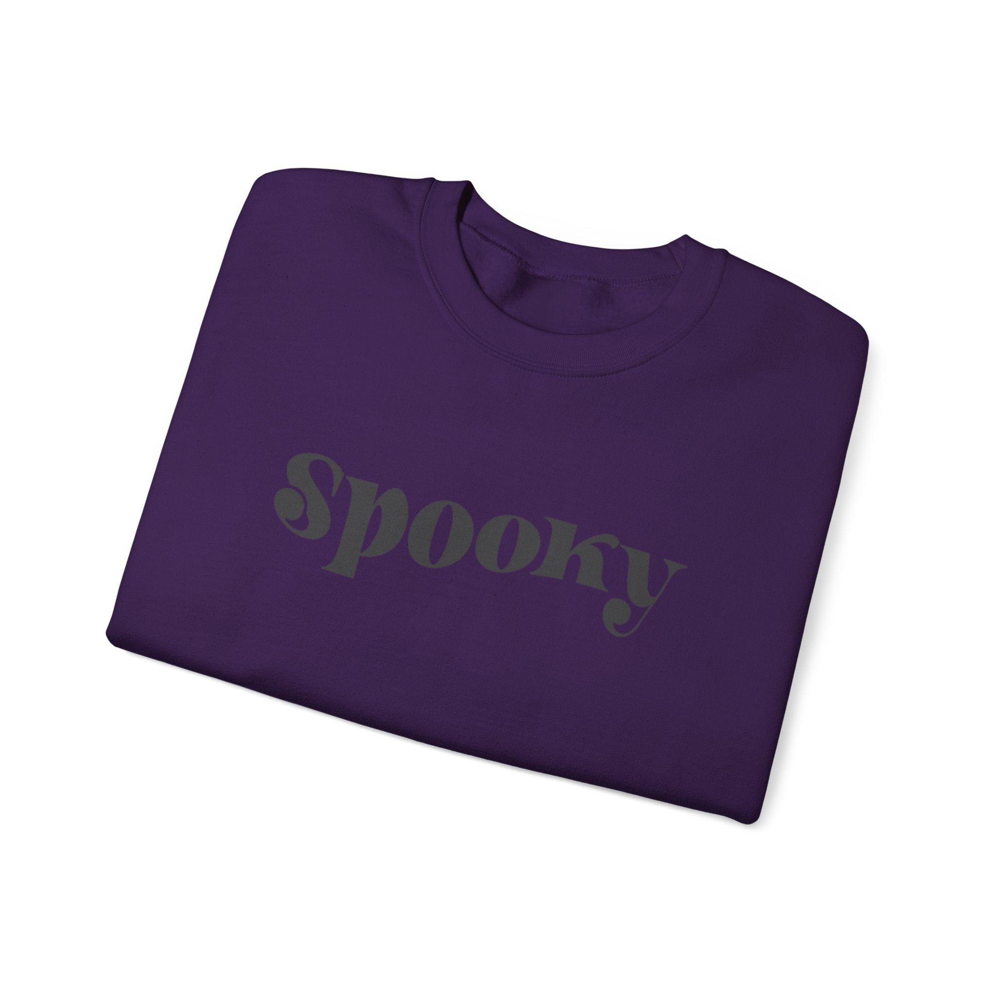 Spooky Crewneck Sweatshirt — Minimal Halloween Pullover