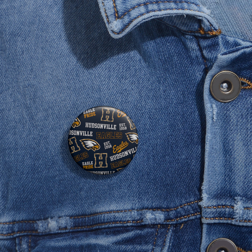 Hudsonville Eagles Pin Button