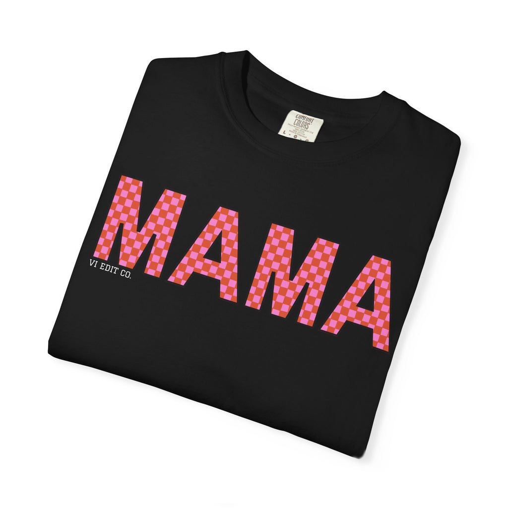 MAMA floral applique T-shirt | Mama graphic tee