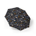 College Logo Foldable Umbrella — Patterned Team Emblem Rain Umbrella