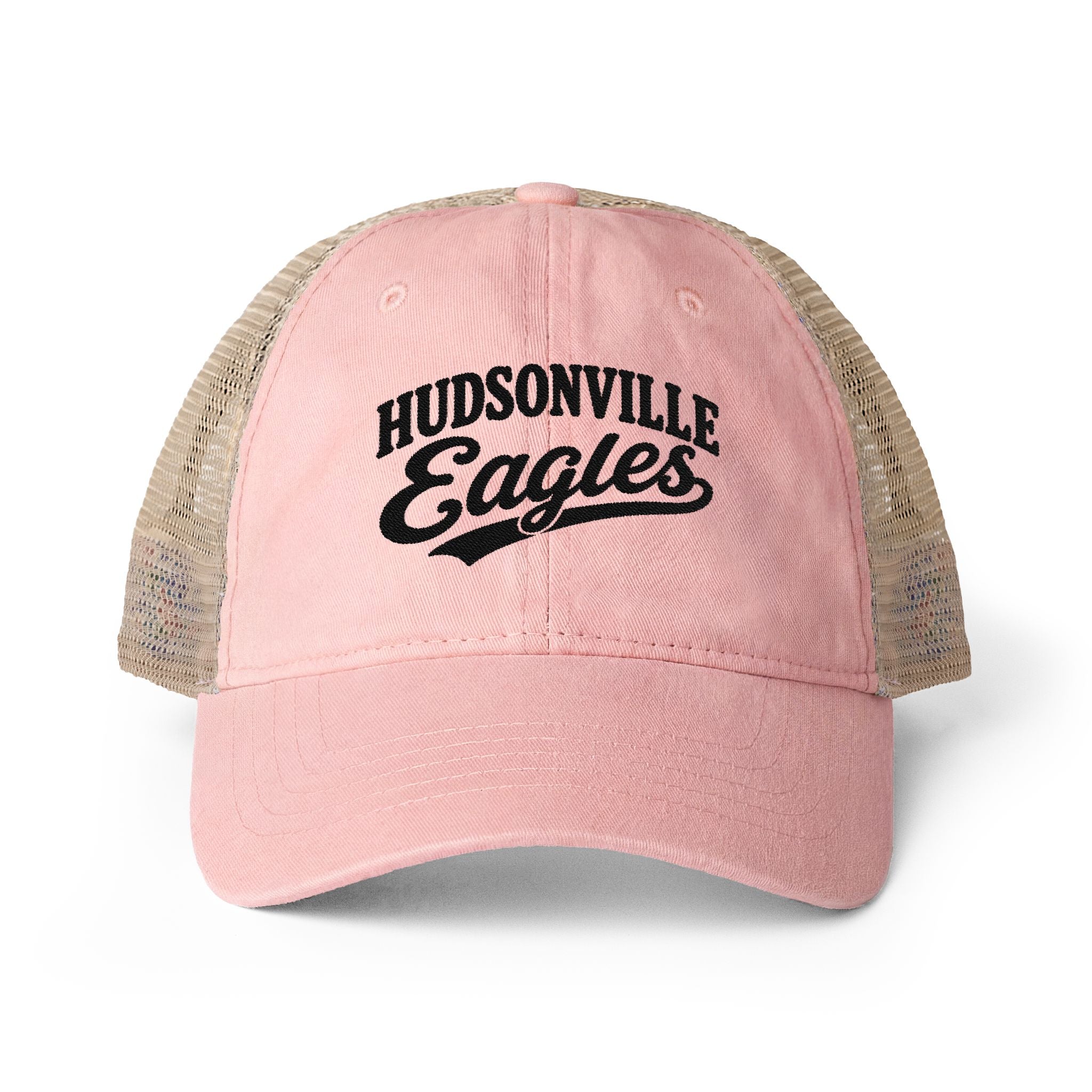 Hudsonville Eagles Washed Mesh-Back Cap