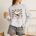 Boo Crew Halloween Crewneck Sweatshirt — Cute Ghost & Pumpkins
