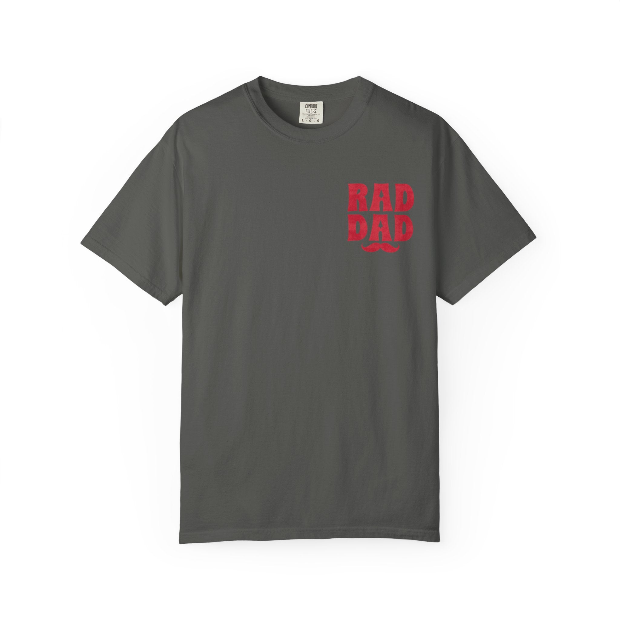 Rad Dad T-Shirt with Mustache Graphic — Father’s Day Gift Tee