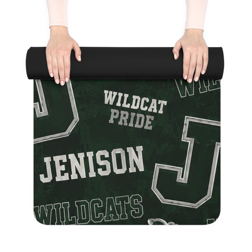 Jenison Wildcats Rubber Yoga Mat
