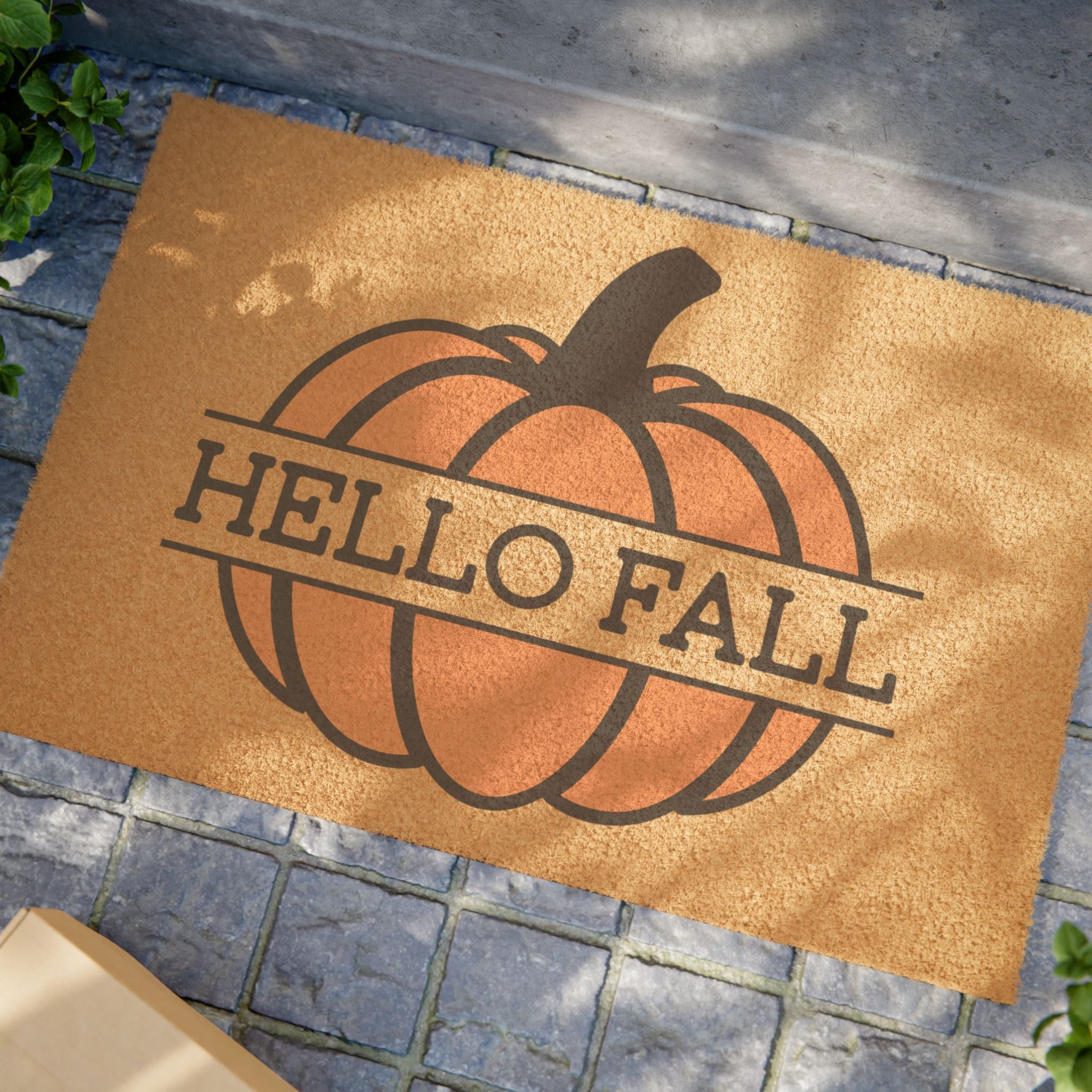 Hello Fall Welcome Mat
