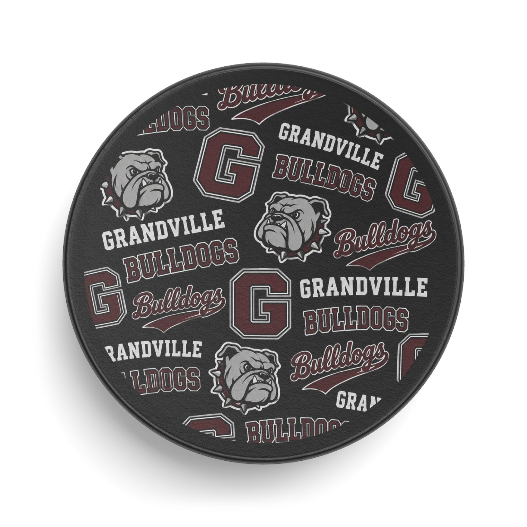 Grandville Bulldogs Hockey Puck