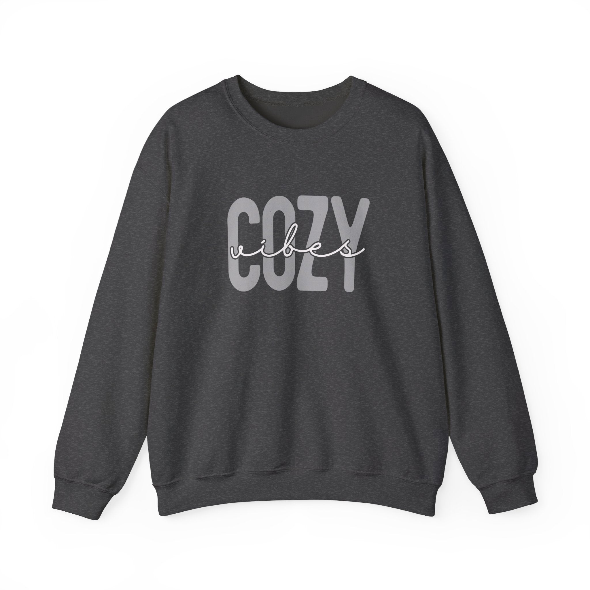 Cozy Crewneck Sweatshirt – 'COZY' Graphic Pullover for Relaxing & Loungewear
