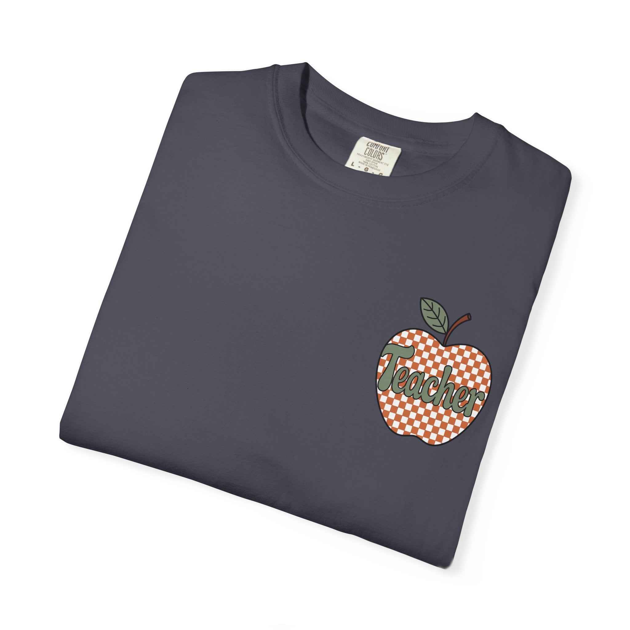 Apple Checkerboard Graphic T-Shirt
