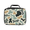 Camouflage Abstract Lunch Bag – Retro Earth Tone Insulated Lunchbox