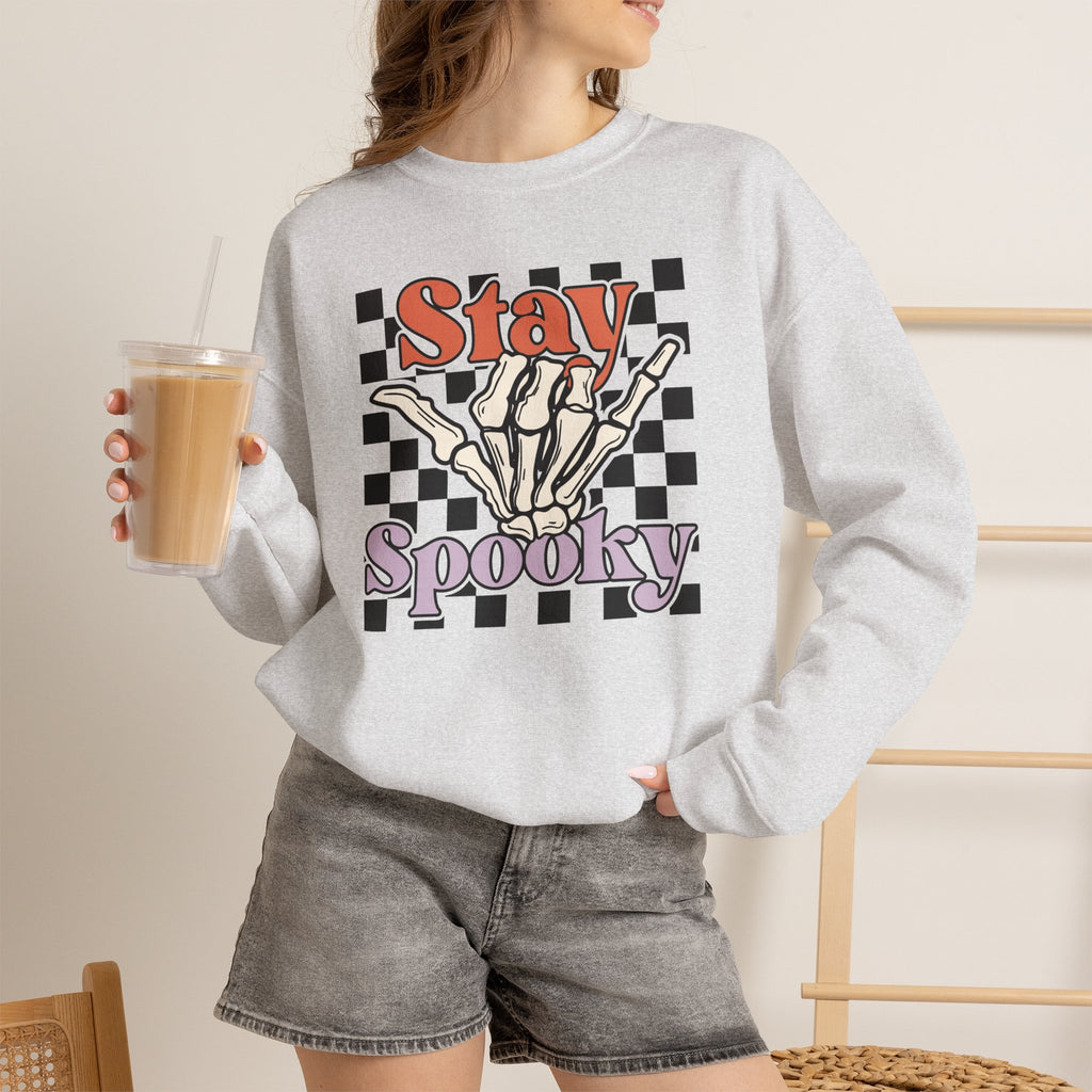 Stay Spooky Skeleton Crewneck Sweatshirt