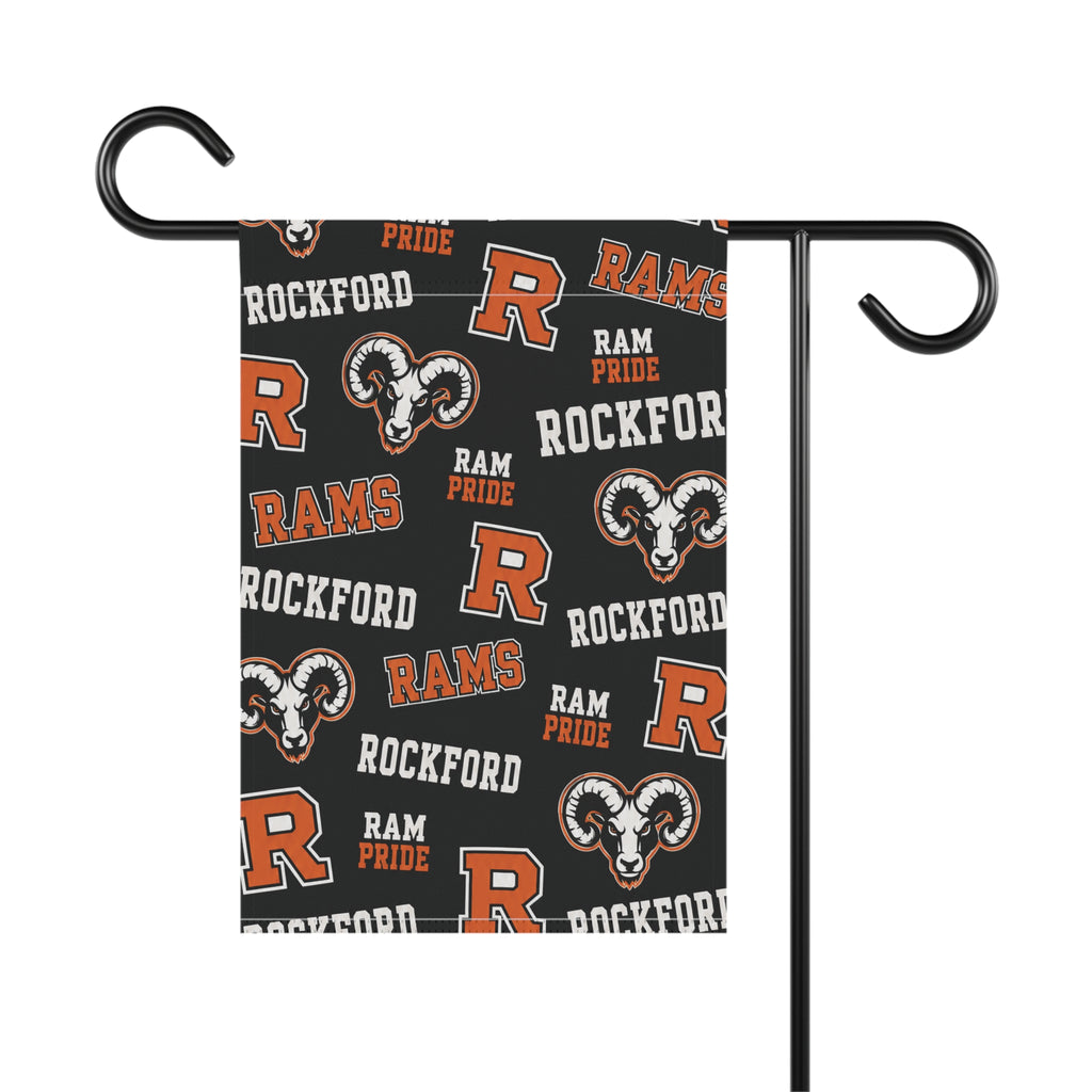 Rockford Rams Garden Flag