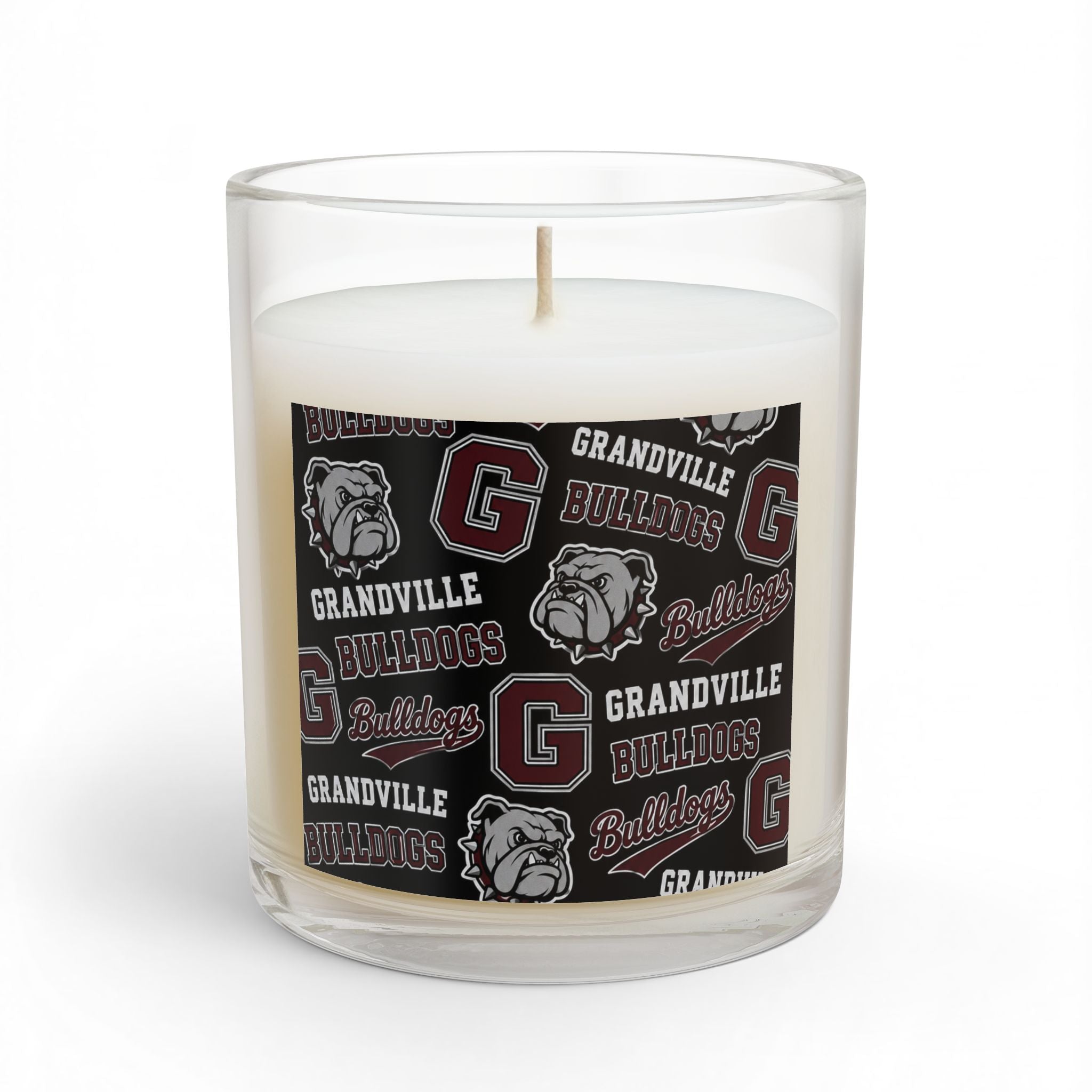 Grandville Bulldogs 11oz Glass Candle