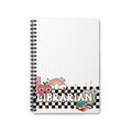 Librarian Spiral Notebook — Cute Checkerboard School Journal
