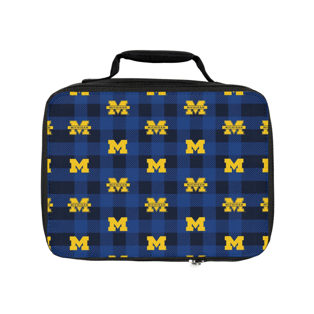 Michigan Wolverines Plaid Lunch Box