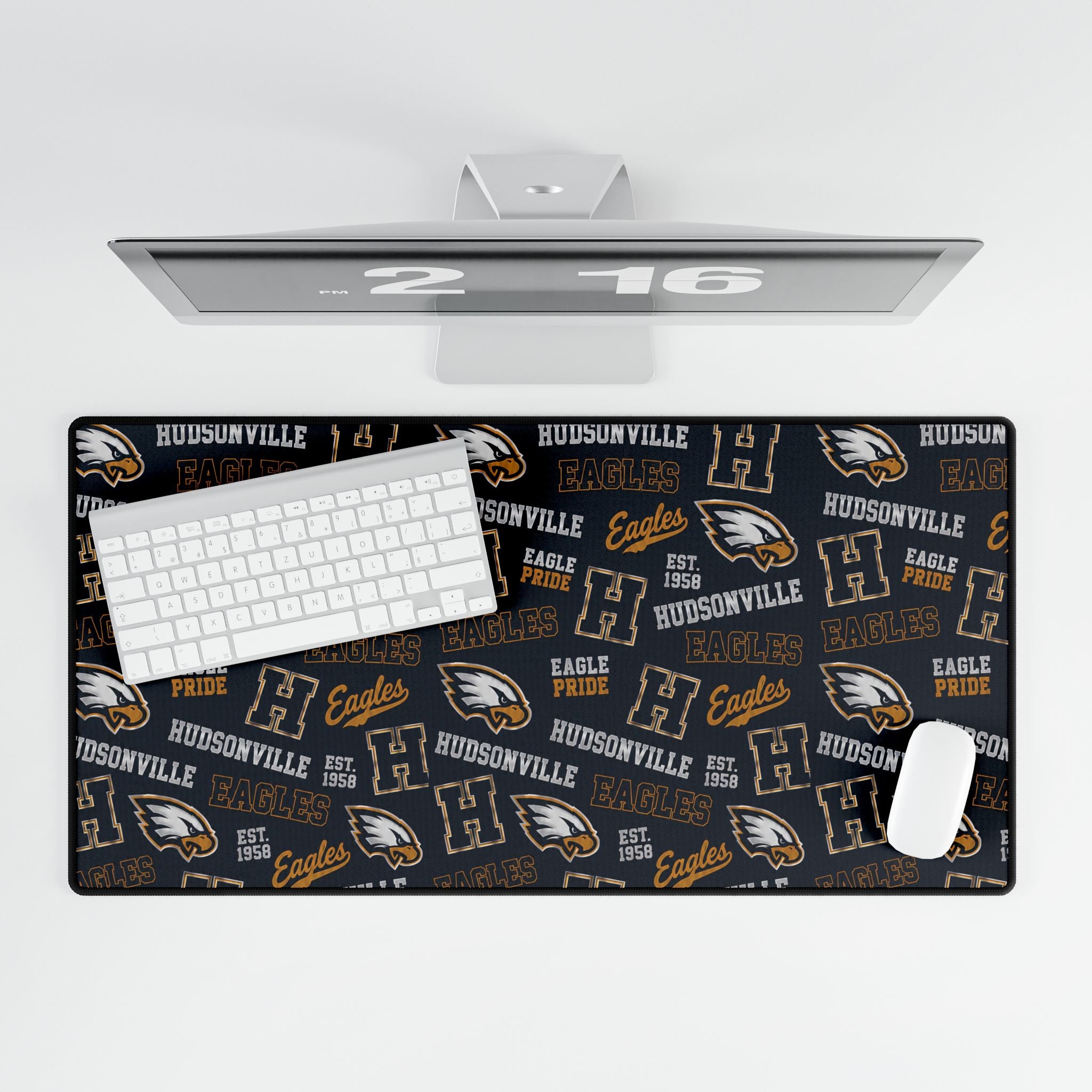 Hudsonville Eagles Logo Desk Mat