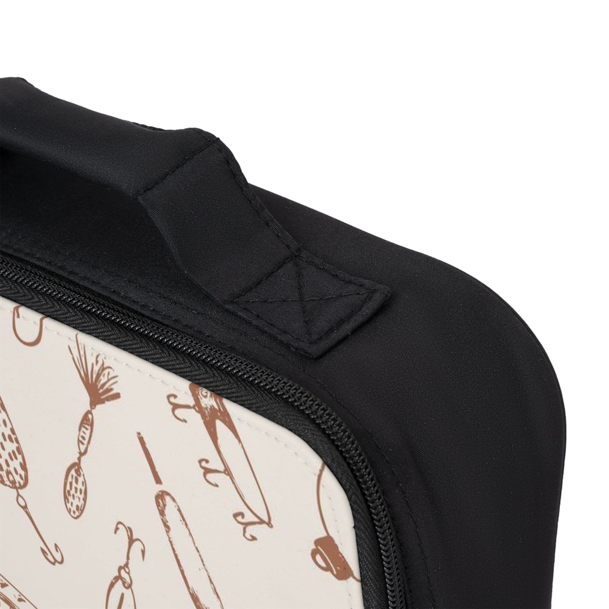 Lunch Bag — Retro Fishing Lures Pattern Insulated Kids & Adult Bento Tote