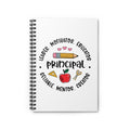 Principal Appreciation Notebook — Leader • Mentor • Educator Spiral Journal