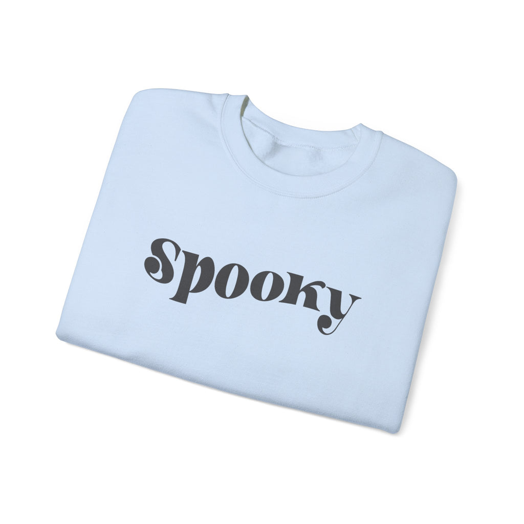Spooky Crewneck Sweatshirt — Minimal Halloween Pullover