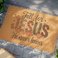 Fall for Jesus Welcome Mat