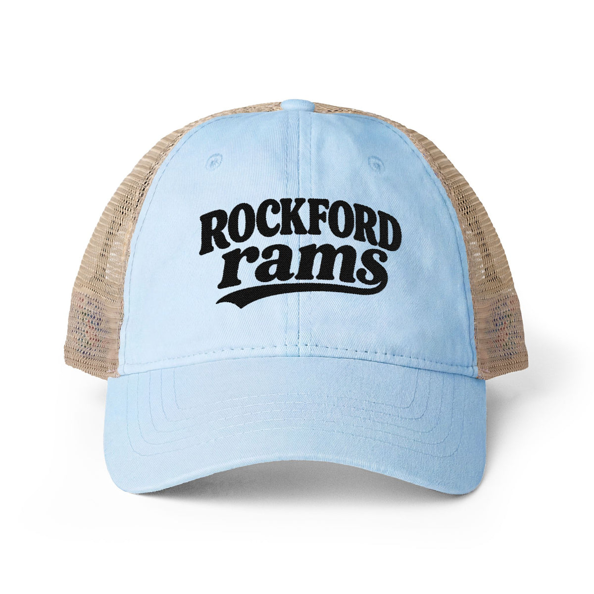 Rockford Rams Washed Mesh-Back Cap