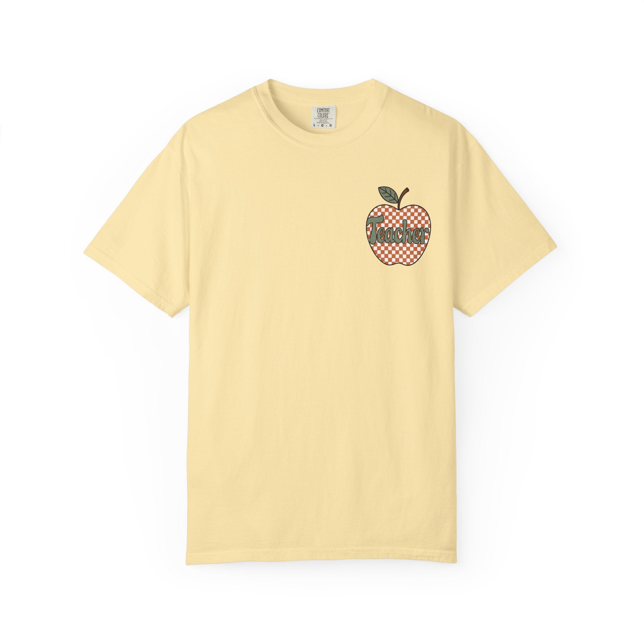 Apple Checkerboard Graphic T-Shirt