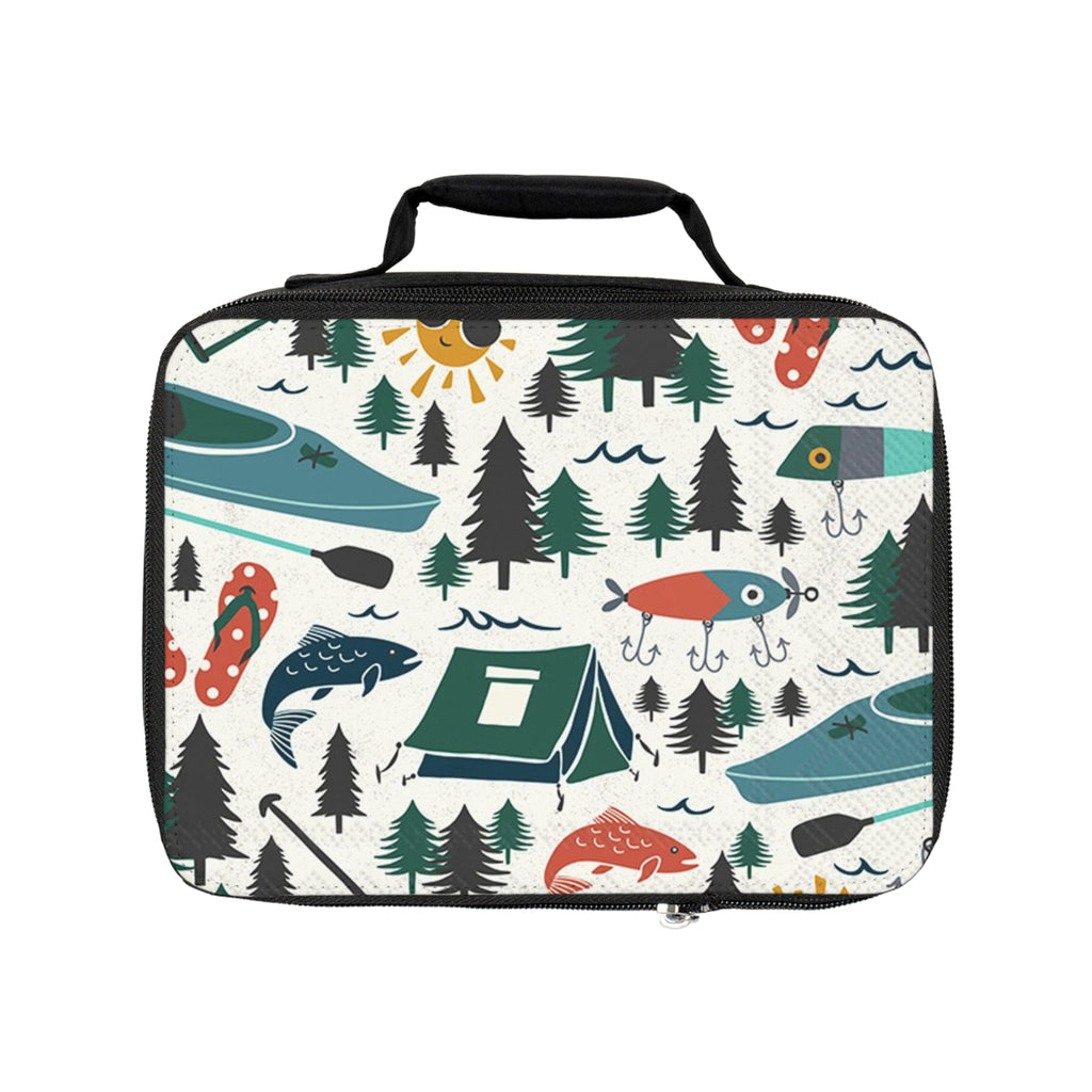 Camping Pattern Lunch Box