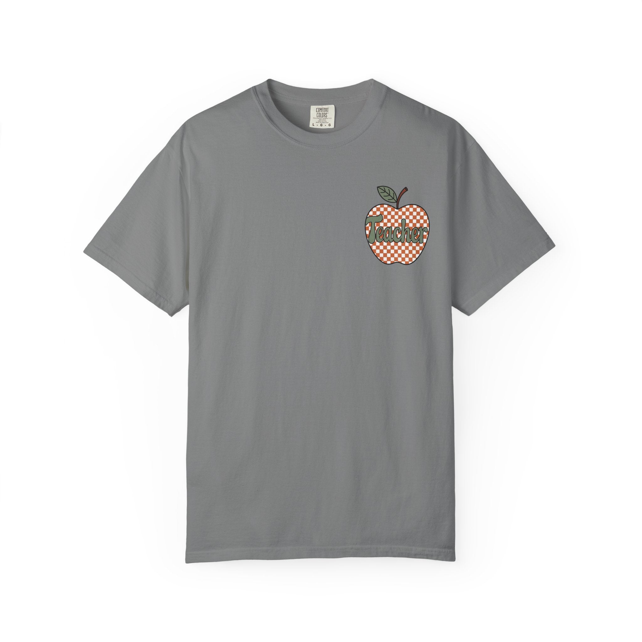 Apple Checkerboard Graphic T-Shirt