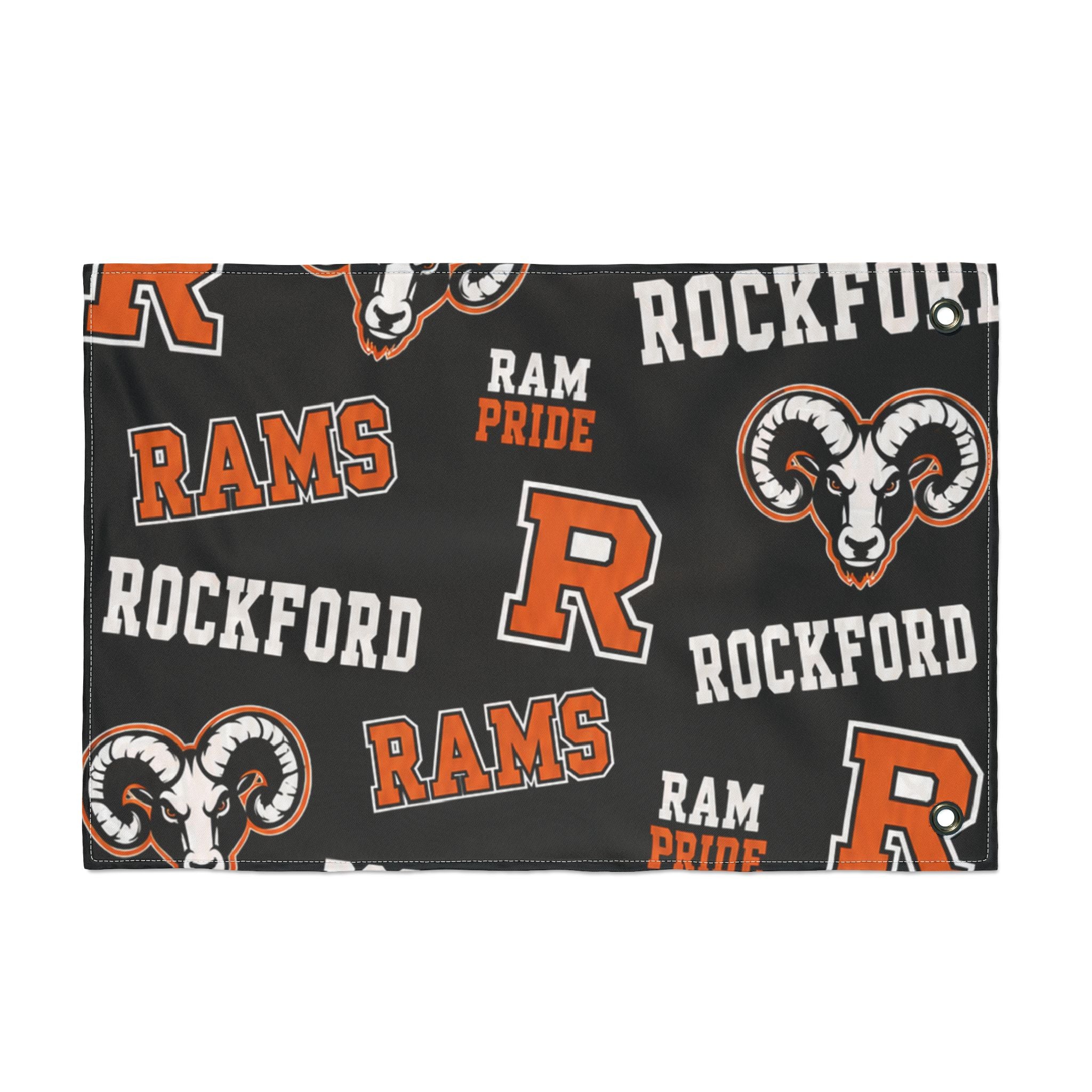 Rockford Rams Double-Sided Flag