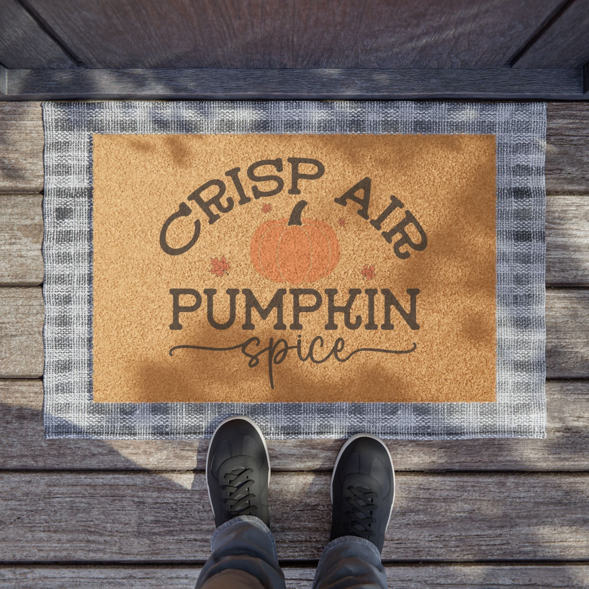 Crisp Air Pumpkin Spice Welcome Mat