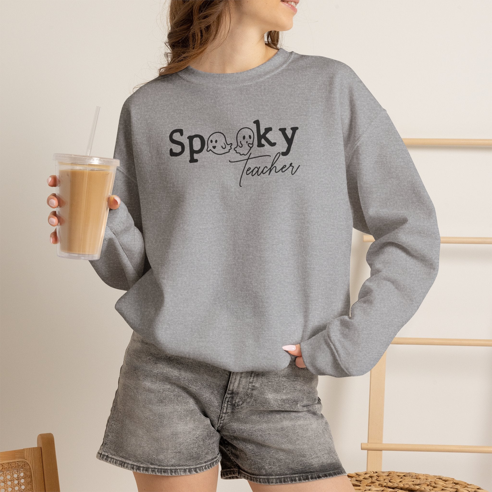 Spooky Teacher Crewneck Sweatshirt
