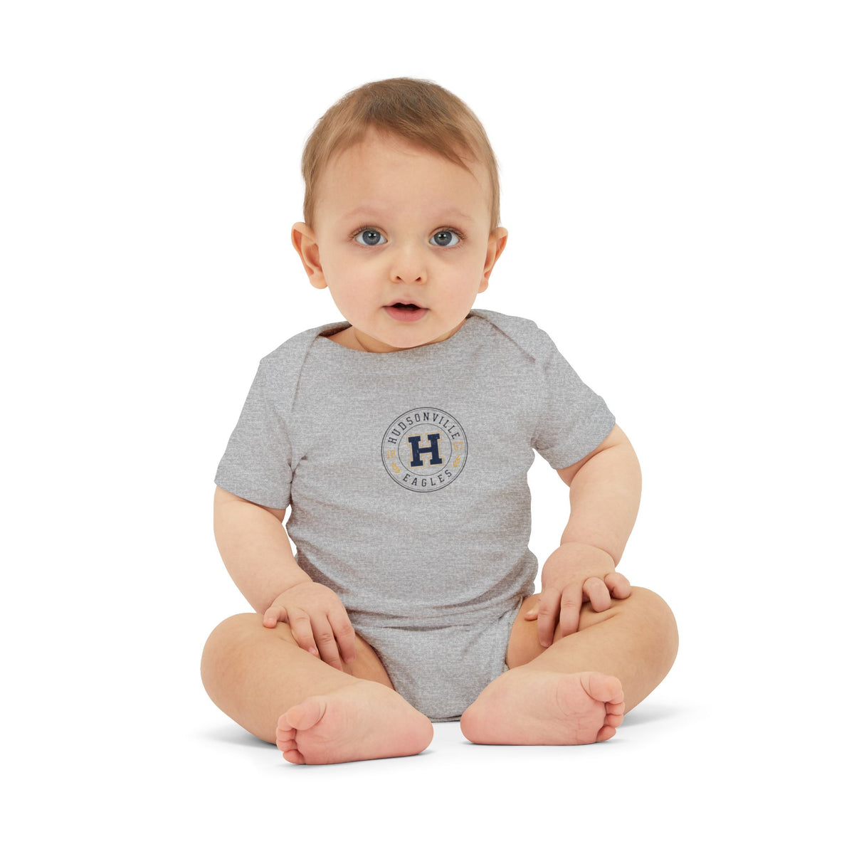 Monogram Infant Onesie - Classic 'H' Personalized Baby Bodysuit