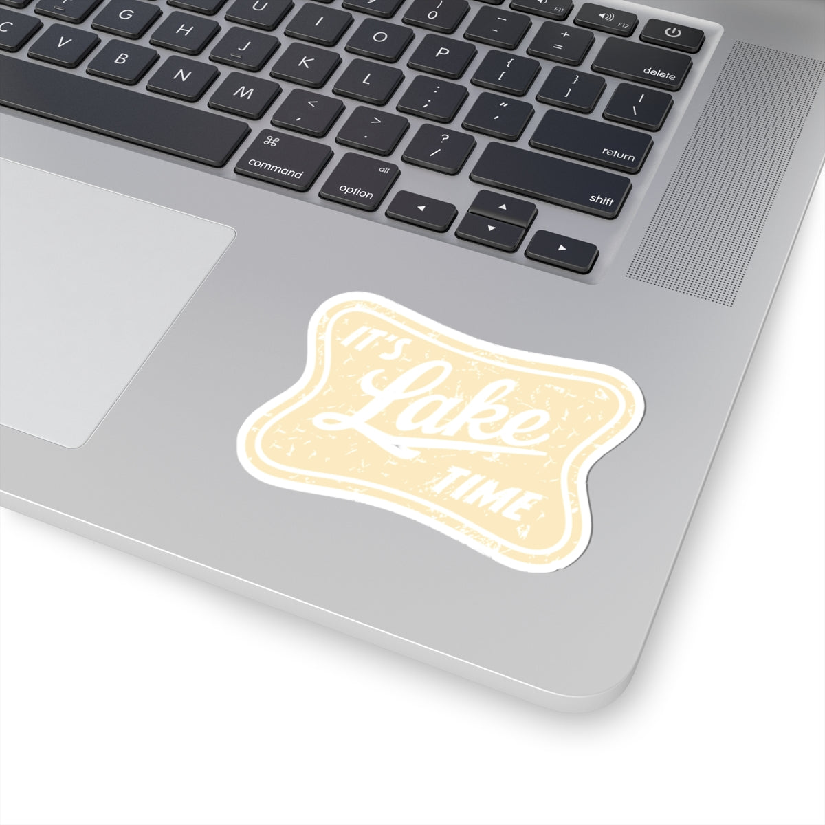 It's Lake Time Sticker — Vintage Lakeside Vinyl Kiss-Cut