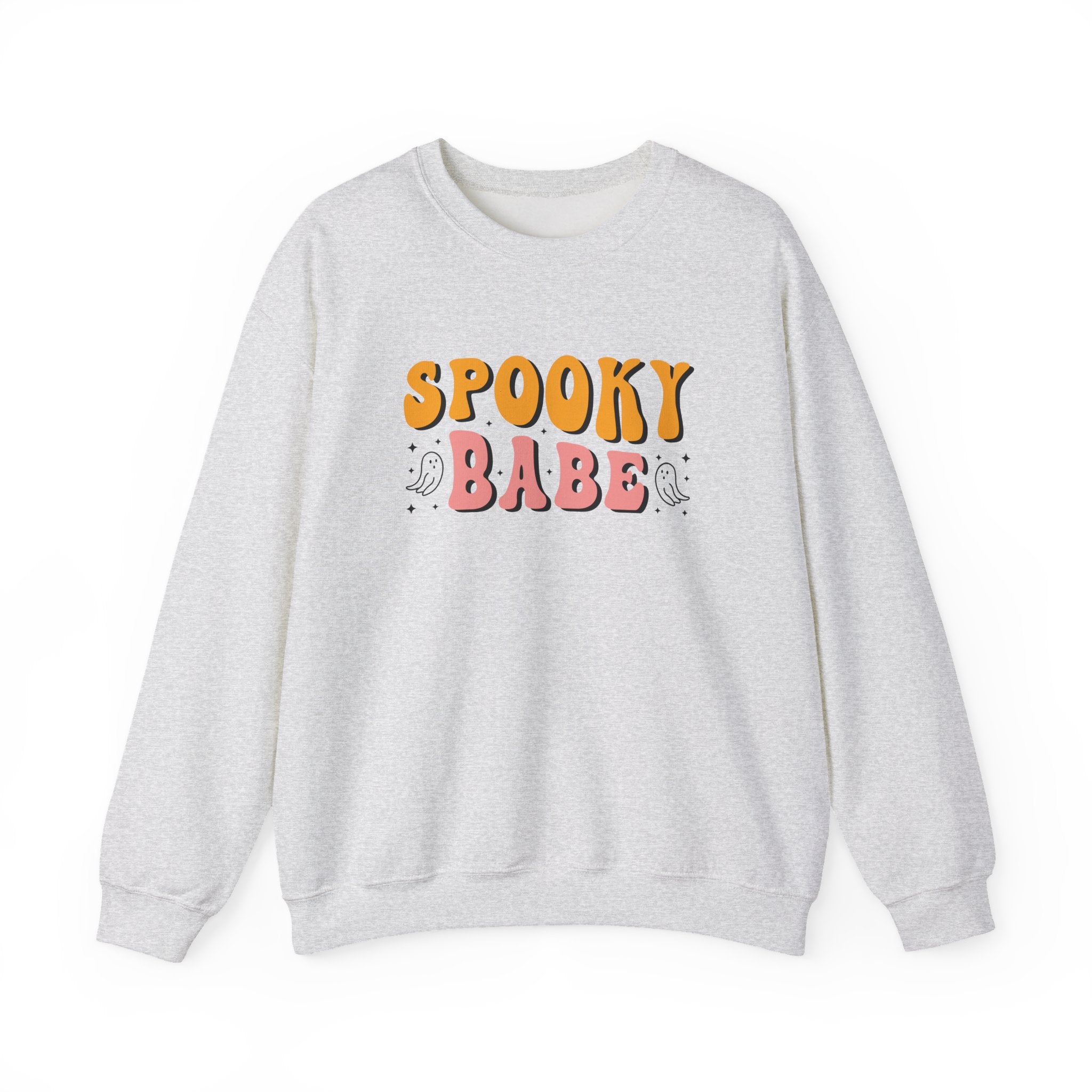 Sweatshirt — "Spooky Babe" Retro Halloween Crewneck
