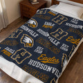 Hudsonville Eagles Velveteen Plush Throw Blanket