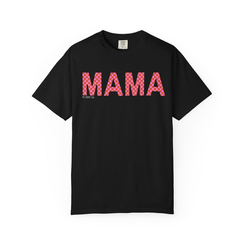 MAMA floral applique T-shirt | Mama graphic tee