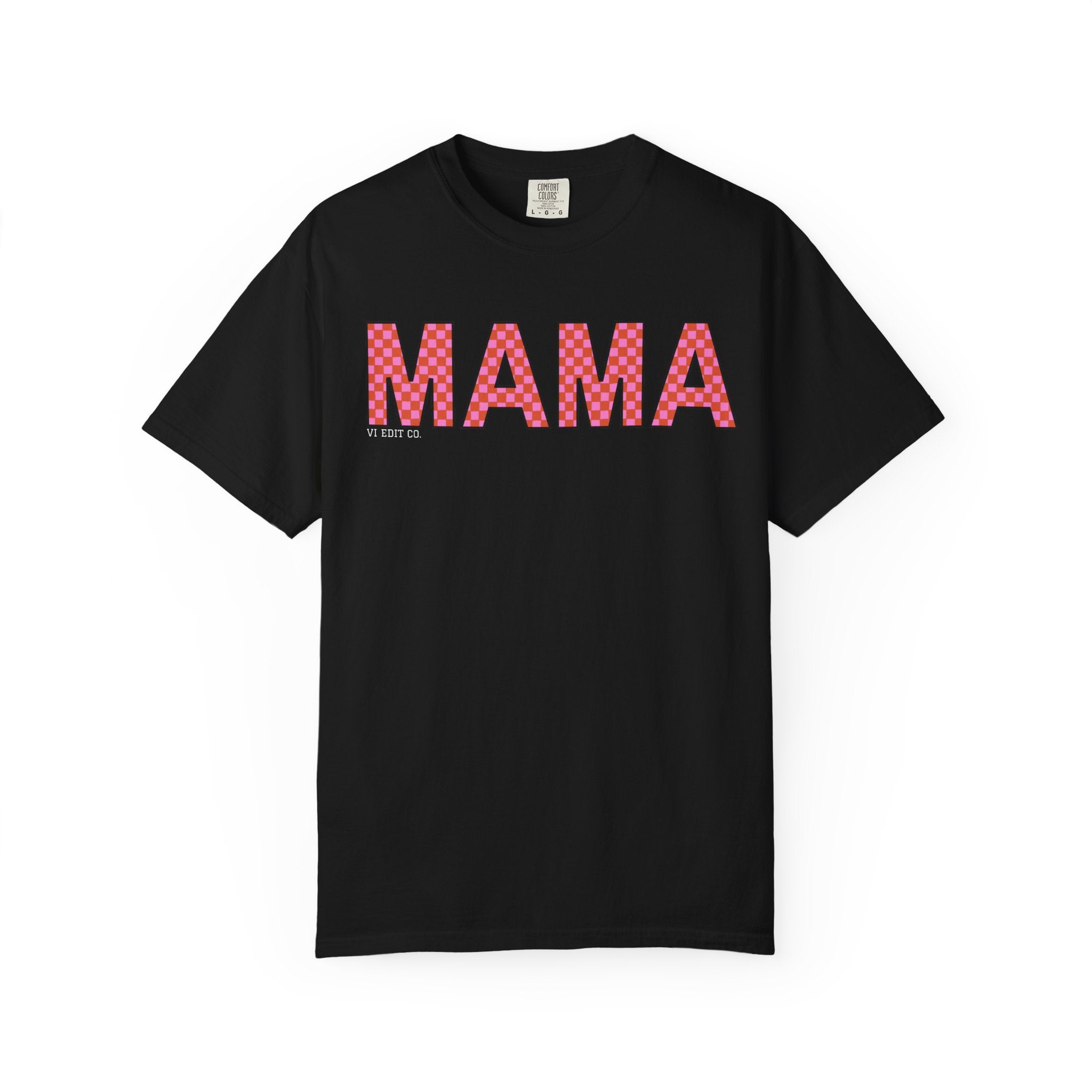 MAMA floral applique T-shirt | Mama graphic tee