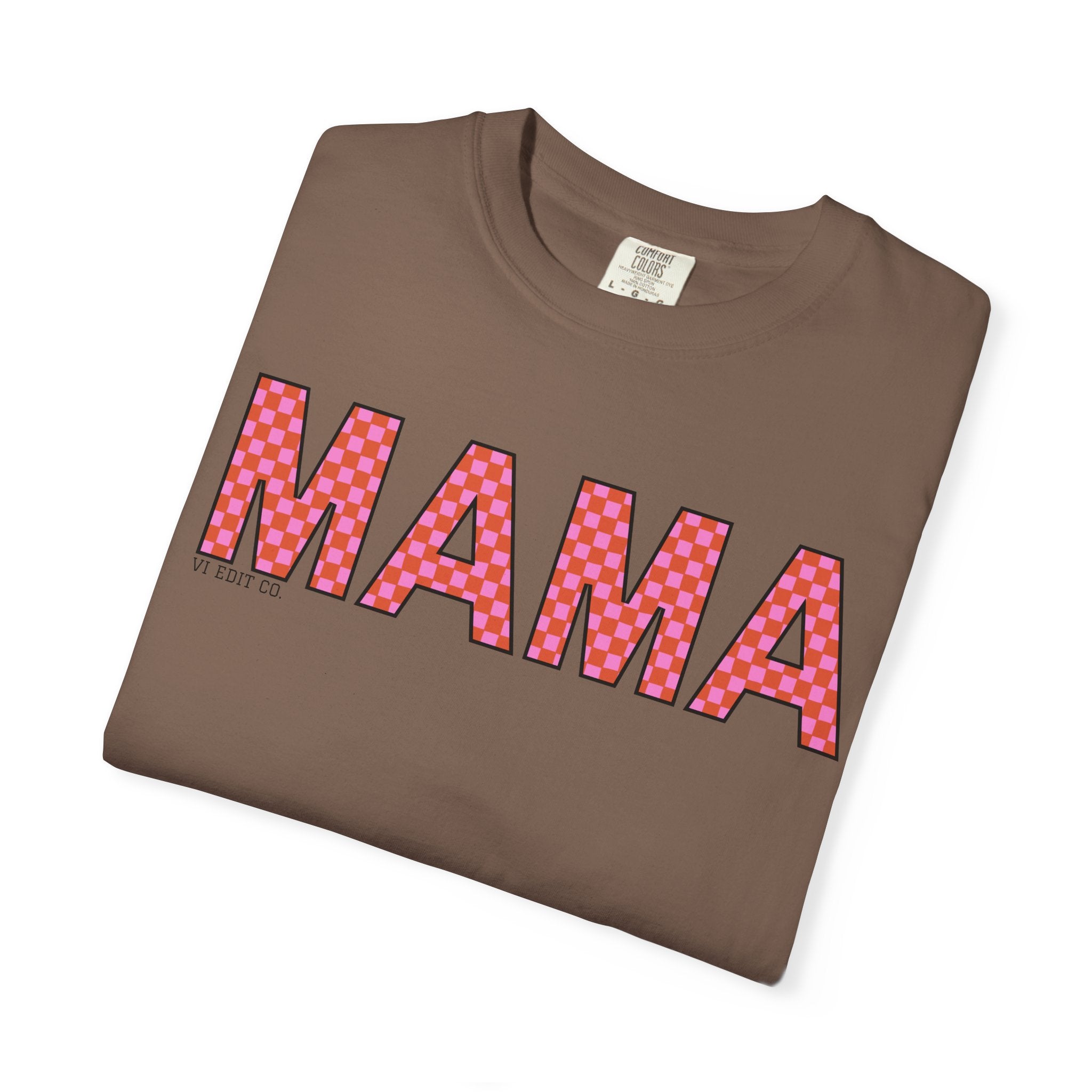 MAMA floral applique T-shirt | Mama graphic tee